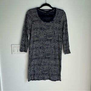 ATM Anthony Thomas Melillo Blue White Stripe Lightweight Dress Women’s Small